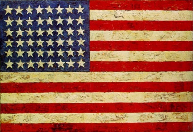 Japser Johns – Zászló –  119,8 millió dollár