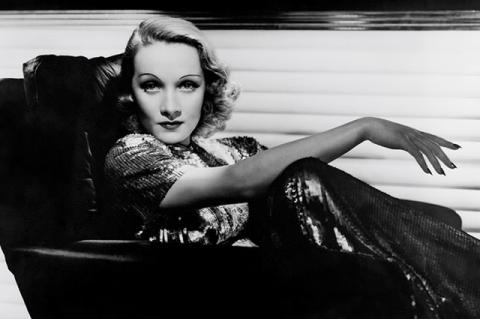 Marlene Dietrich.